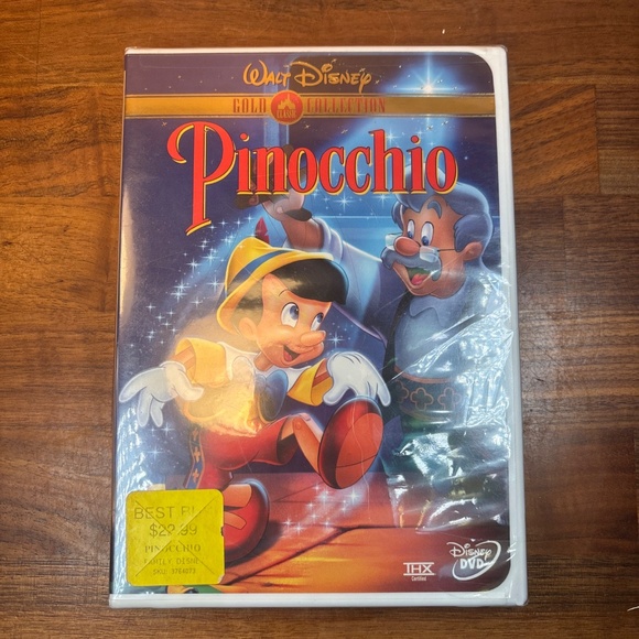 Disney Pinocchio Limited Issue DVD 1999 Gold Collections Classics - Picture 2 of 7